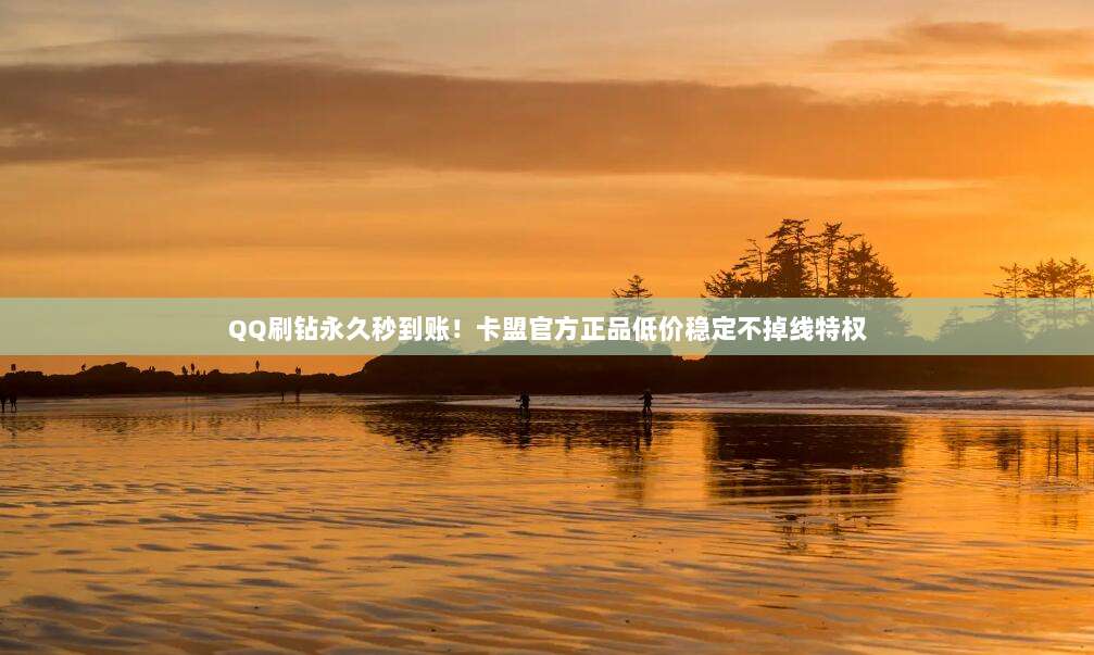 QQ刷钻永久秒到账!卡盟官方正品低价稳定不掉线特权