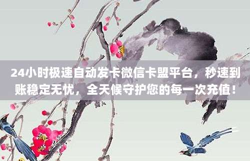 24小时极速自动发卡微信卡盟平台,秒速到账稳定无忧,全天候守护您的每一次充值!