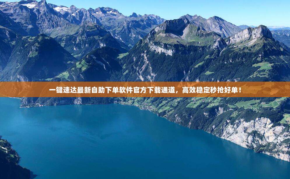 一键速达最新自助下单软件官方下载通道,高效稳定秒抢好单!